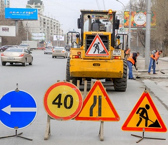 Ямочный ремонт: 27 000 кв. метров дорог подлатают в Новосибирске