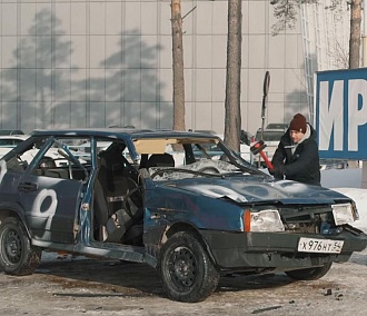 Проклятие девятки: болельщики «Сибири» устроили crash-акцию перед ЛДС