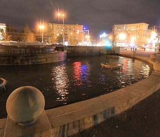 Старейший фонтан Новосибирска станет цветомузыкальным