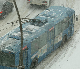 Ветры и метели задержатся в Новосибирске до выходных