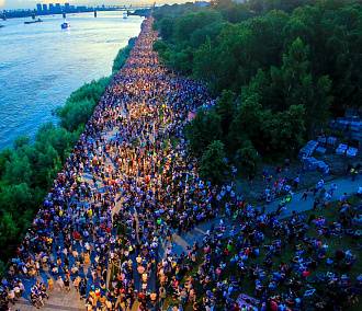 125-й день города в Новосибирске отметили больше полумиллиона человек