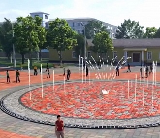 «Сухой» фонтан для Центрального парка выберут сами новосибирцы