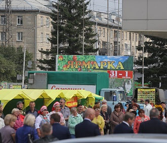 Не заржавеют: «железные» яблоки продают на ярмарке у ДК Чкалова