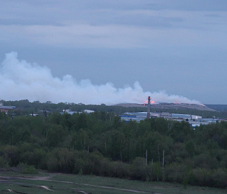 Роспотребнадзор исследовал воздух рядом с горящей свалкой в Новосибирске