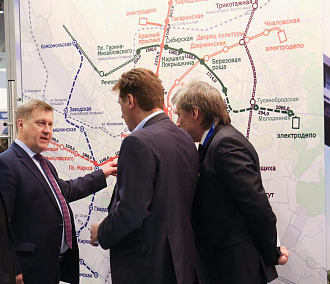 Мэр Локоть показал Минтрансу схему достройки Дзержинской ветки метро