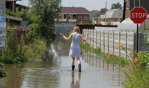 Вторая волна паводка придёт в Новосибирск в 20-х числах июня