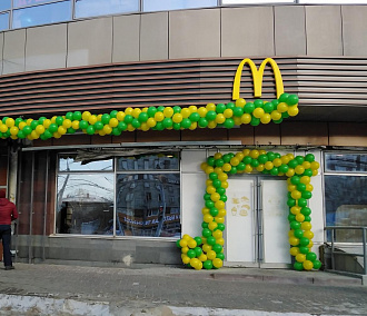 На левом берегу в Новосибирске открыли «Макдоналдс» с кофейней