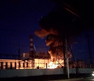 Пожар на ТЭЦ-2 в Новосибирске полностью потушен