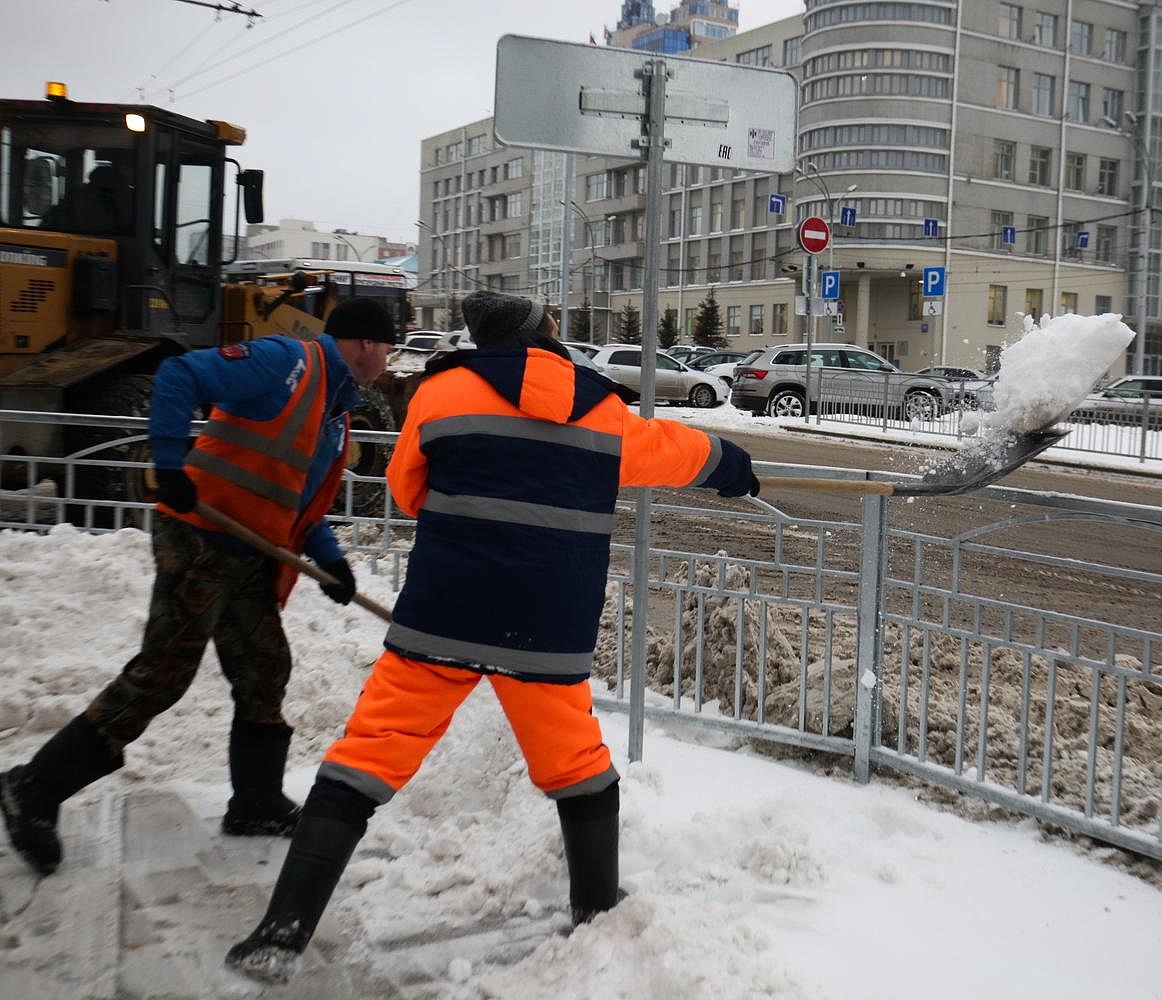 46 тысяч кубометров снега вывезли с дорог Новосибирска на выходных