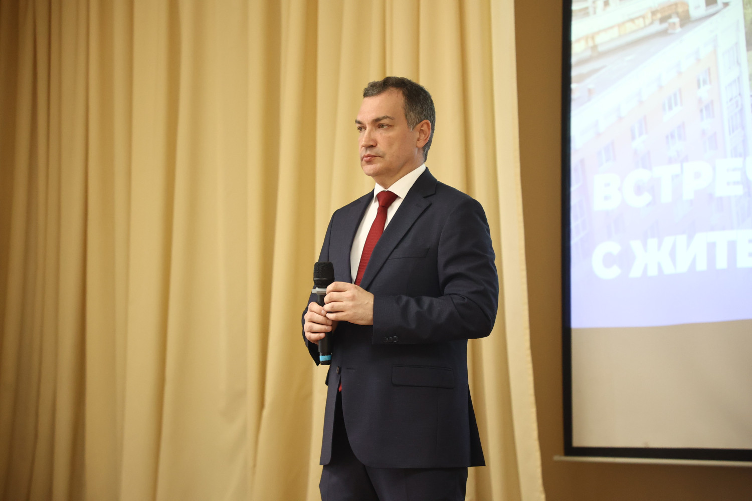Об узле «Речной вокзал» рассказал мэр Кудрявцев на встрече с горожанами