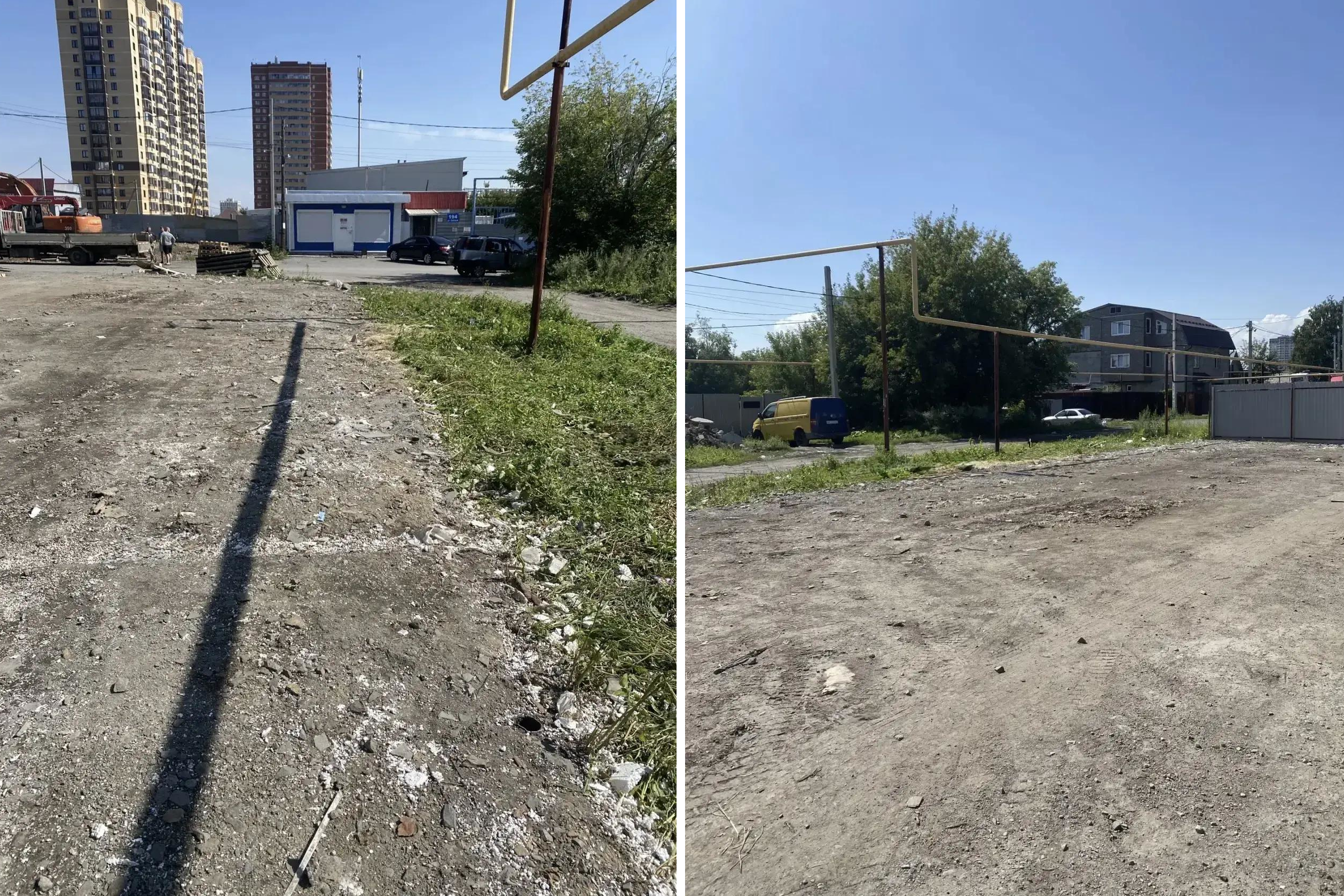 Огромный склад исчез с улицы Автогенной в Новосибирске