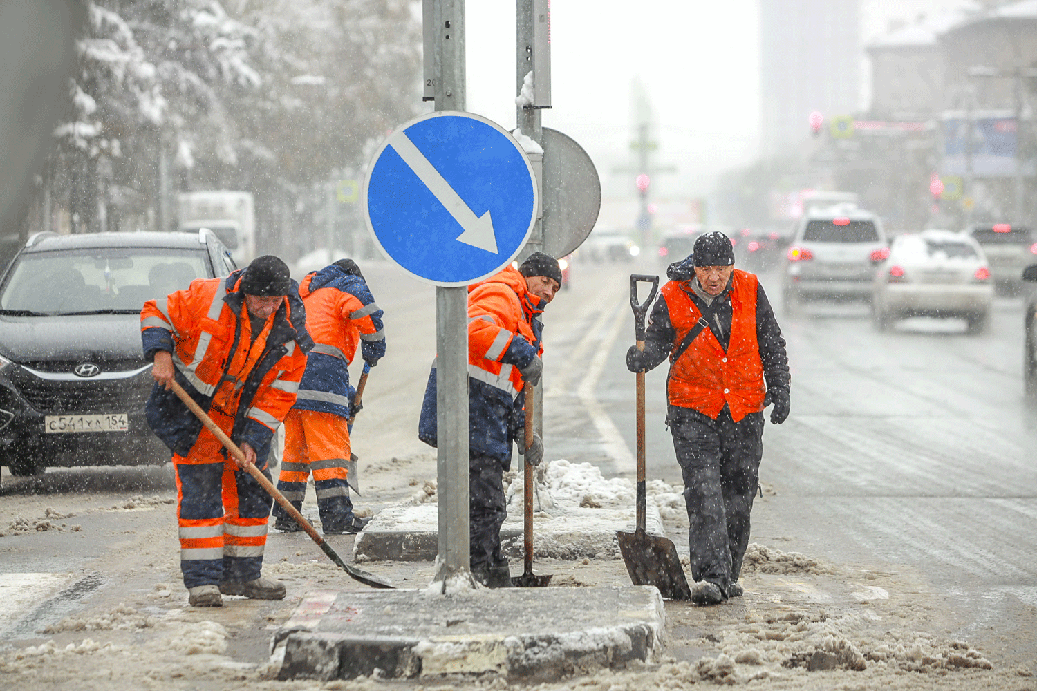 Новую схему снегоудаления разработают к концу декабря в Новосибирске