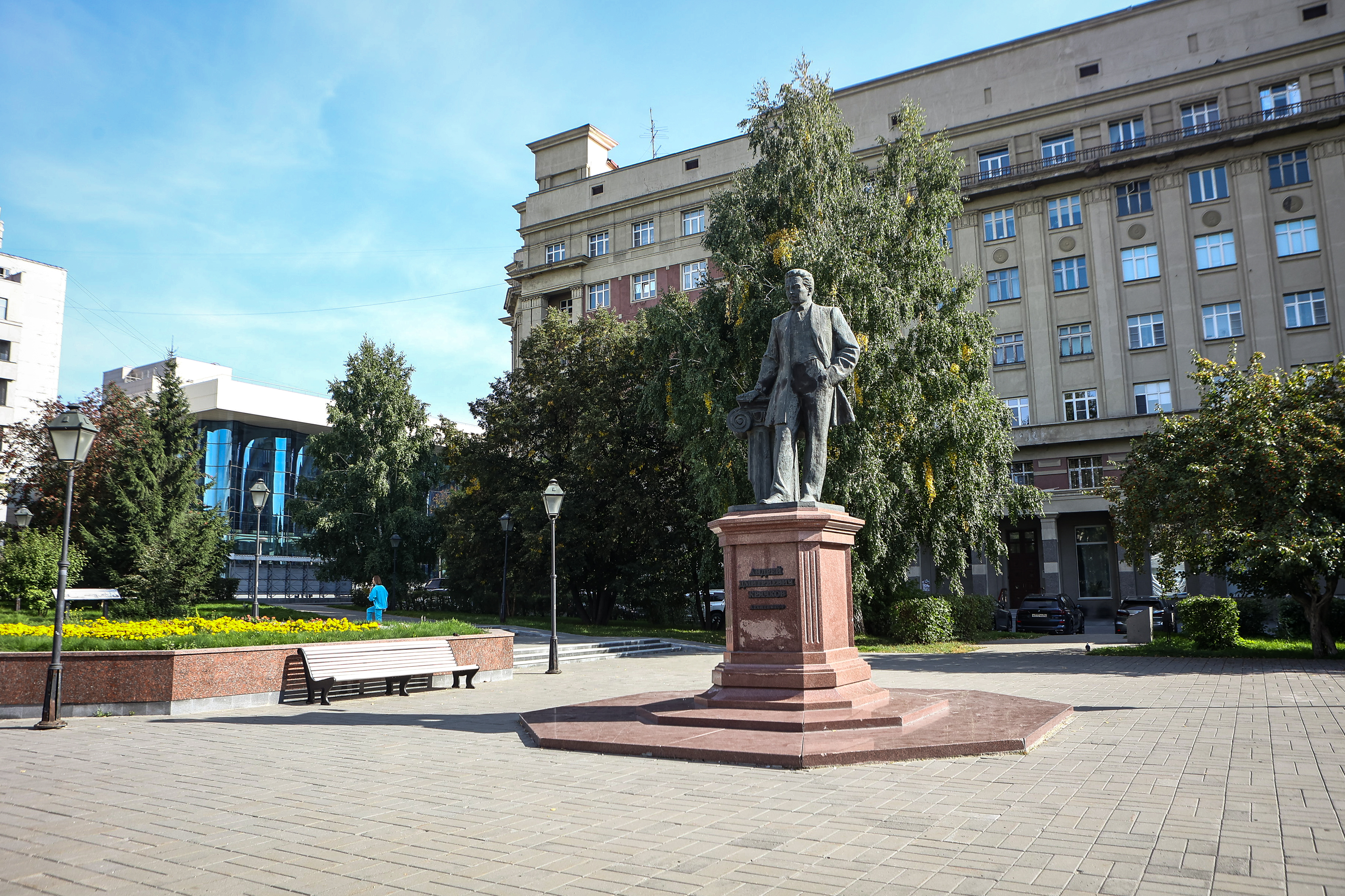 Статую архитектора Крячкова отмоют к его 150-летию