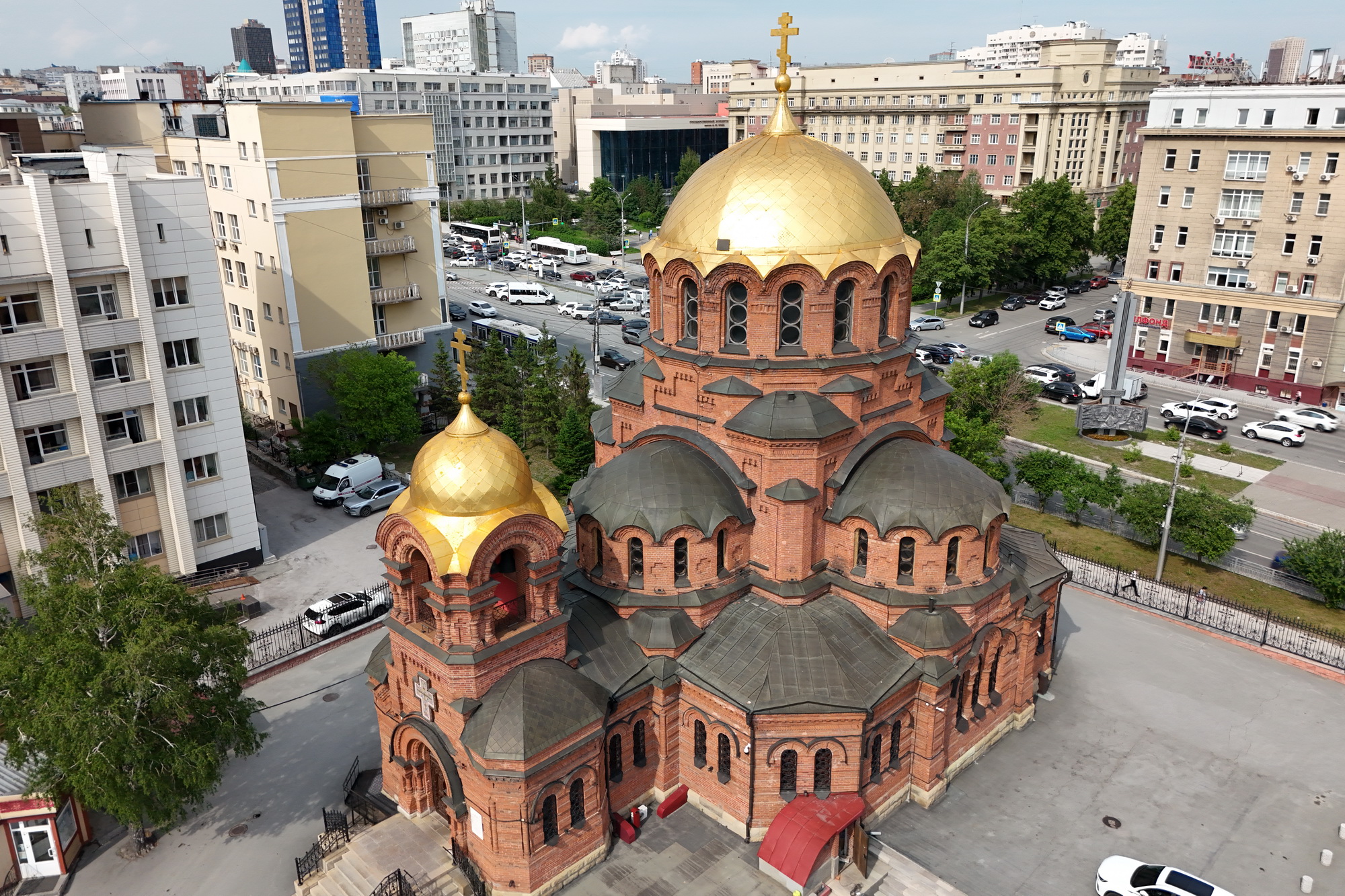 Стройку коллектора у собора Александра Невского одобрили в Новосибирске