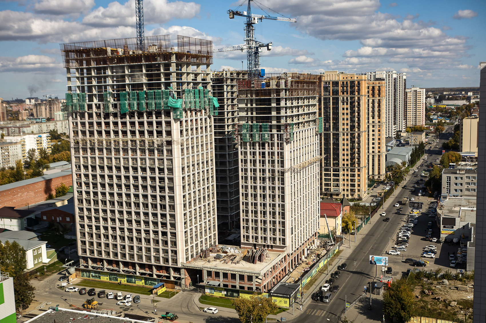 Новосибирск оказался в зоне риска по распроданности на рынке новостроек