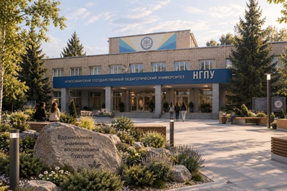 Сквер планируют разбить в берёзовой аллее у главного корпуса НГПУ