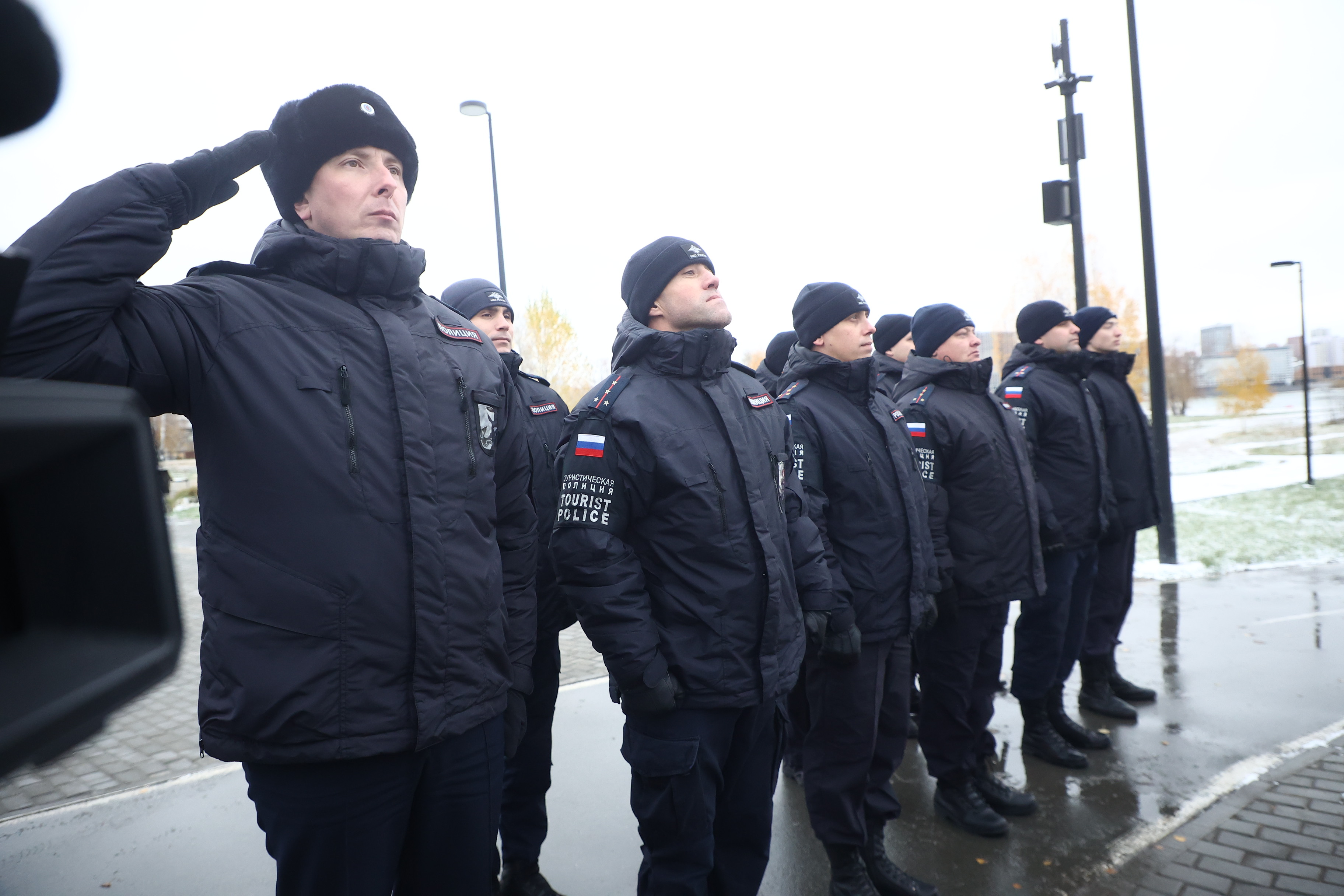 Модульный пост полиции открыли в новосибирском парке «Арена»