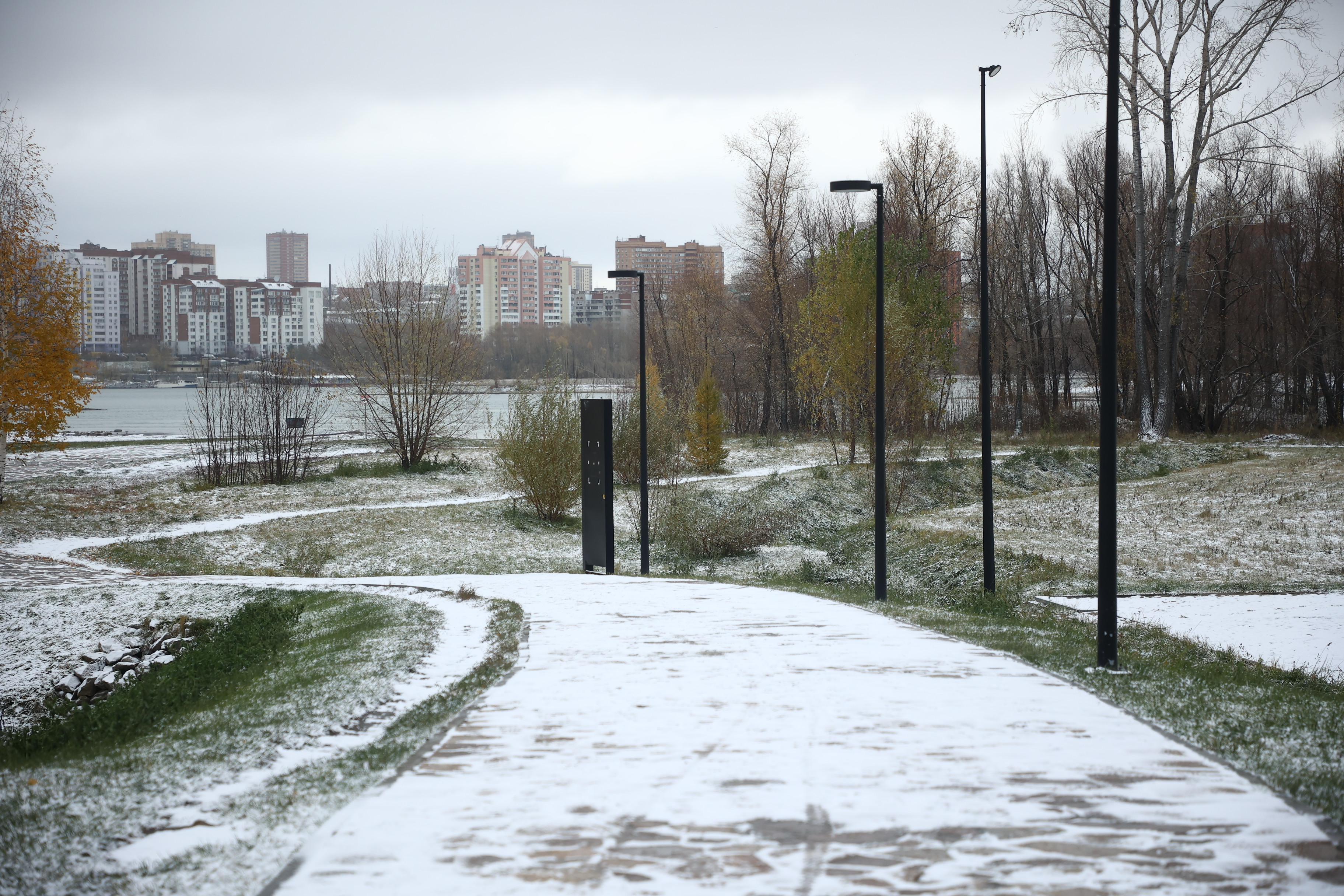 После потепления до +7 в Новосибирске установится снежный покров
