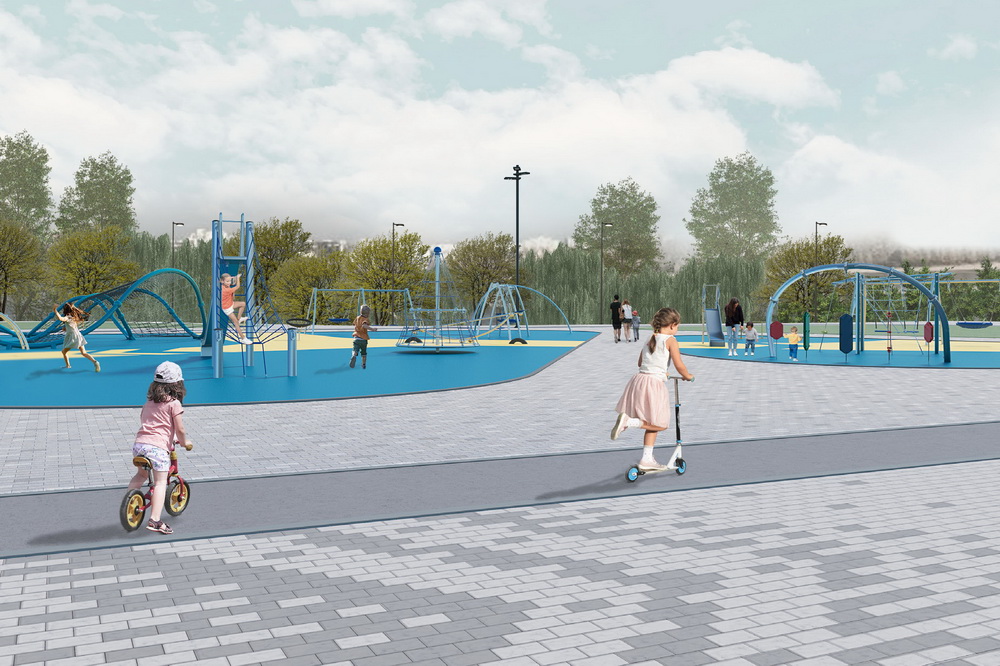 Концепция благоустройства парка у ЛДС