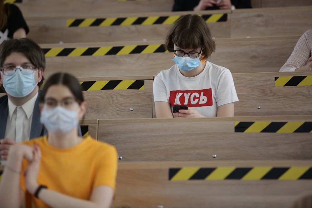 Площадка Тотального диктанта в НГУ