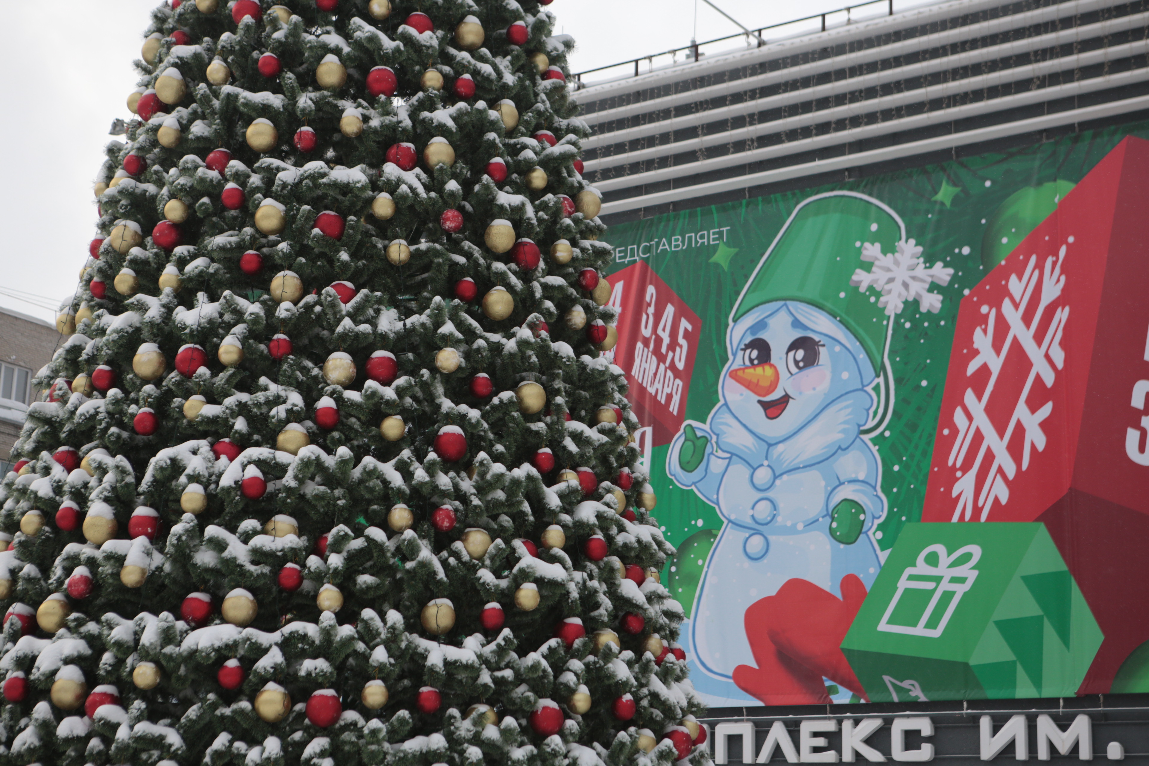 Ёлка у ККК имени Маяковского