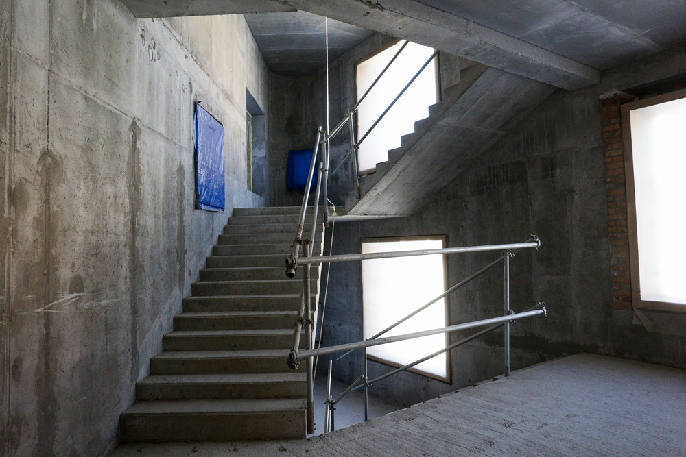 Строительство школы в «Европейском береге». Март 2022 года