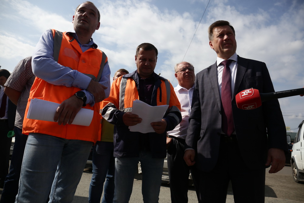 Ремонт Вокзальной магистрали. Август 2021 года