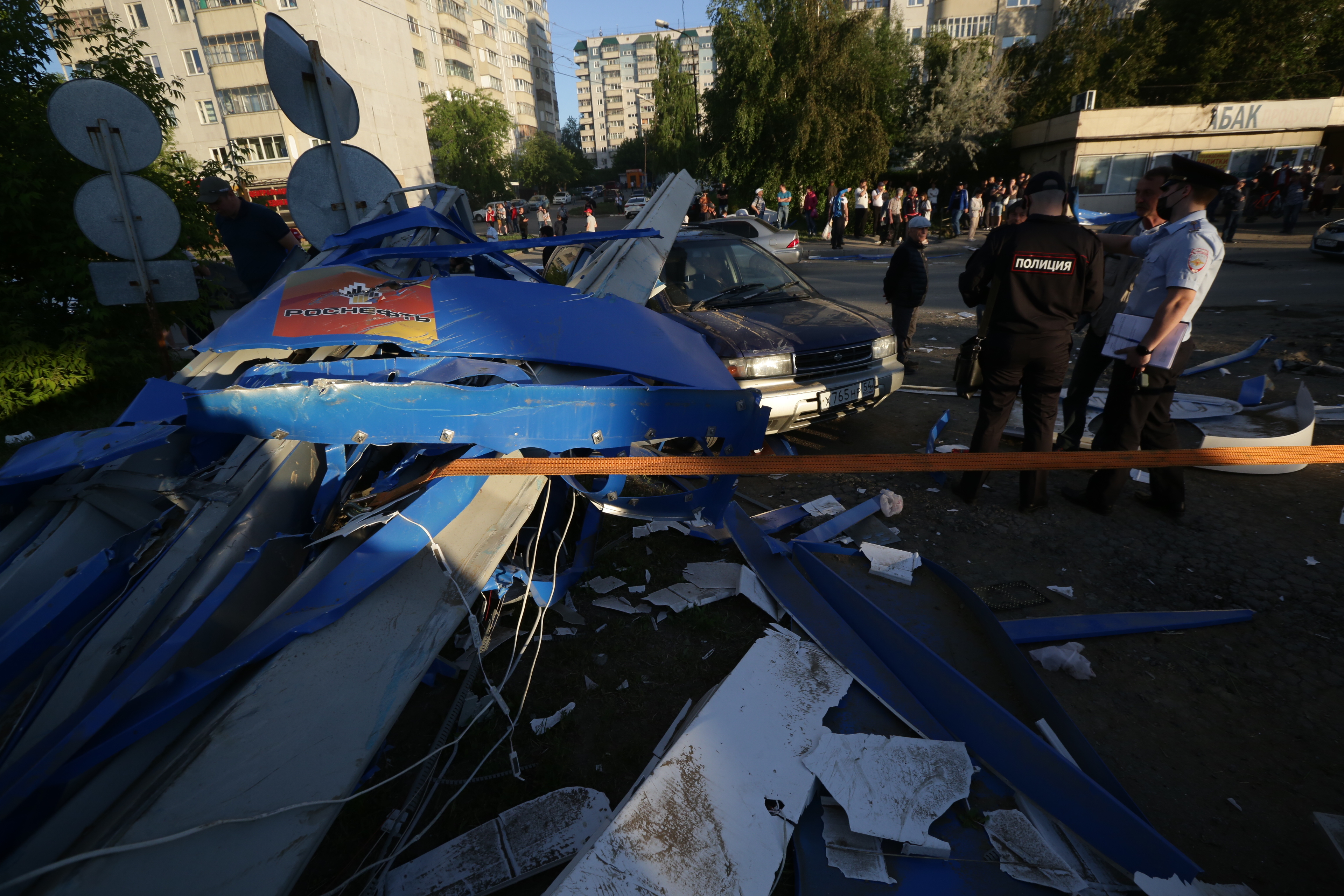 Тушение пожара на ГБШ. 14 июня 2021 года