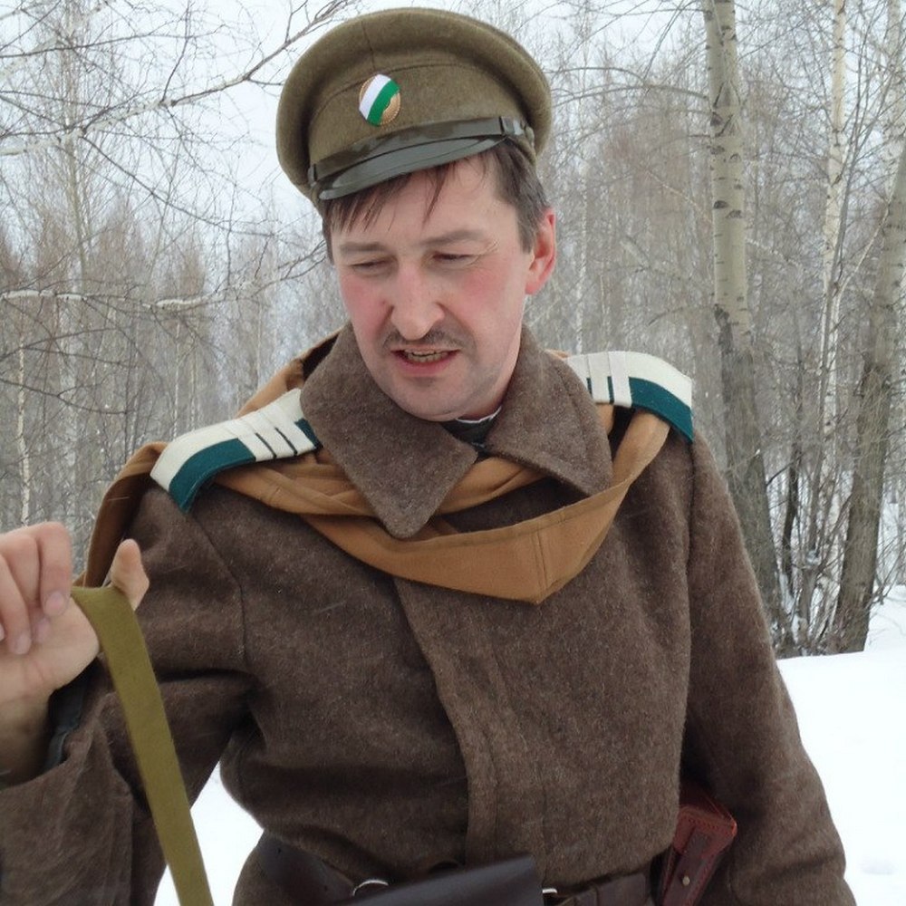 Старший унтер-офицер Ново-Николаевской городской милиции 1918 г. Реконструкция К. Шумкина