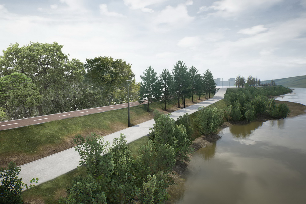 Каким будет парк на берегу реки Ини