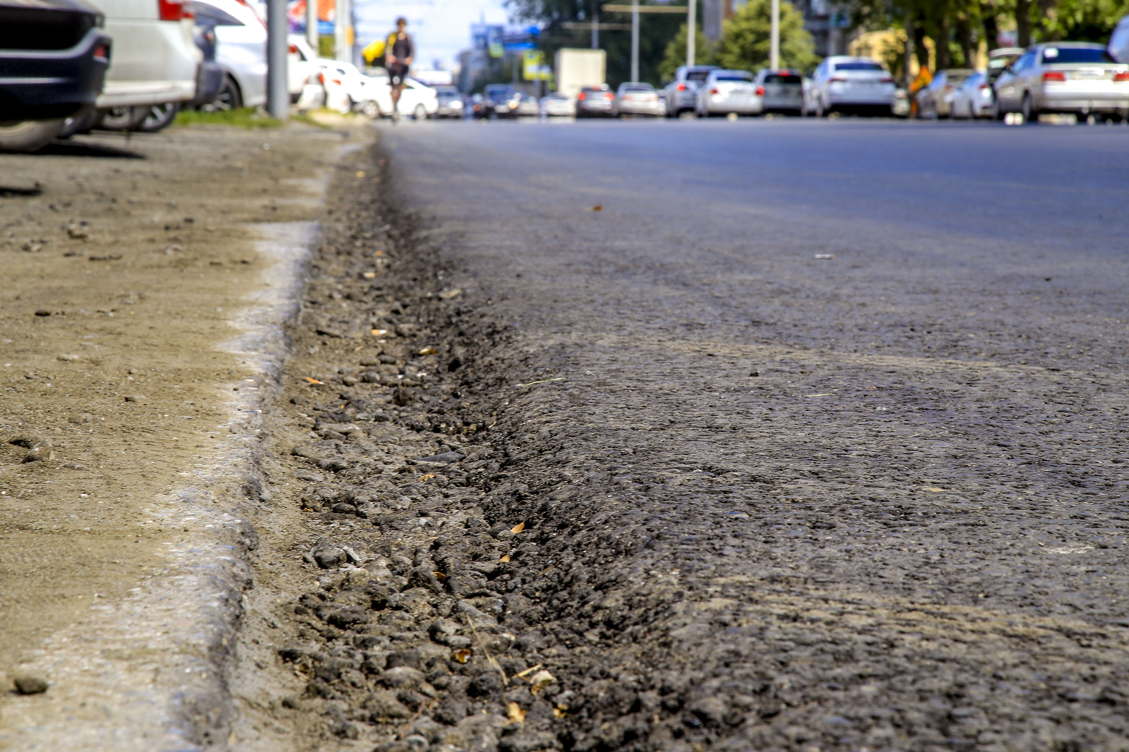 Ремонт проспекта Маркса (август 2022 года)