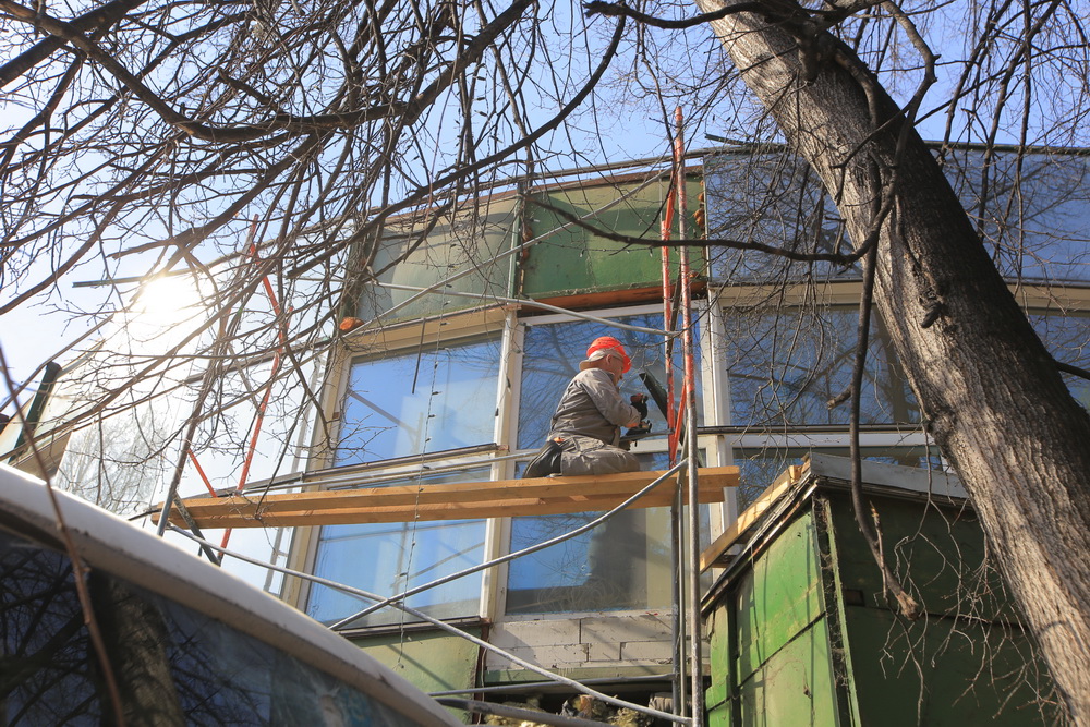 Снос кафе «Сказка». Апрель 2020 года