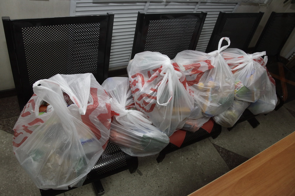 Доставка продуктовых наборов на дом пожилым новосибирцам