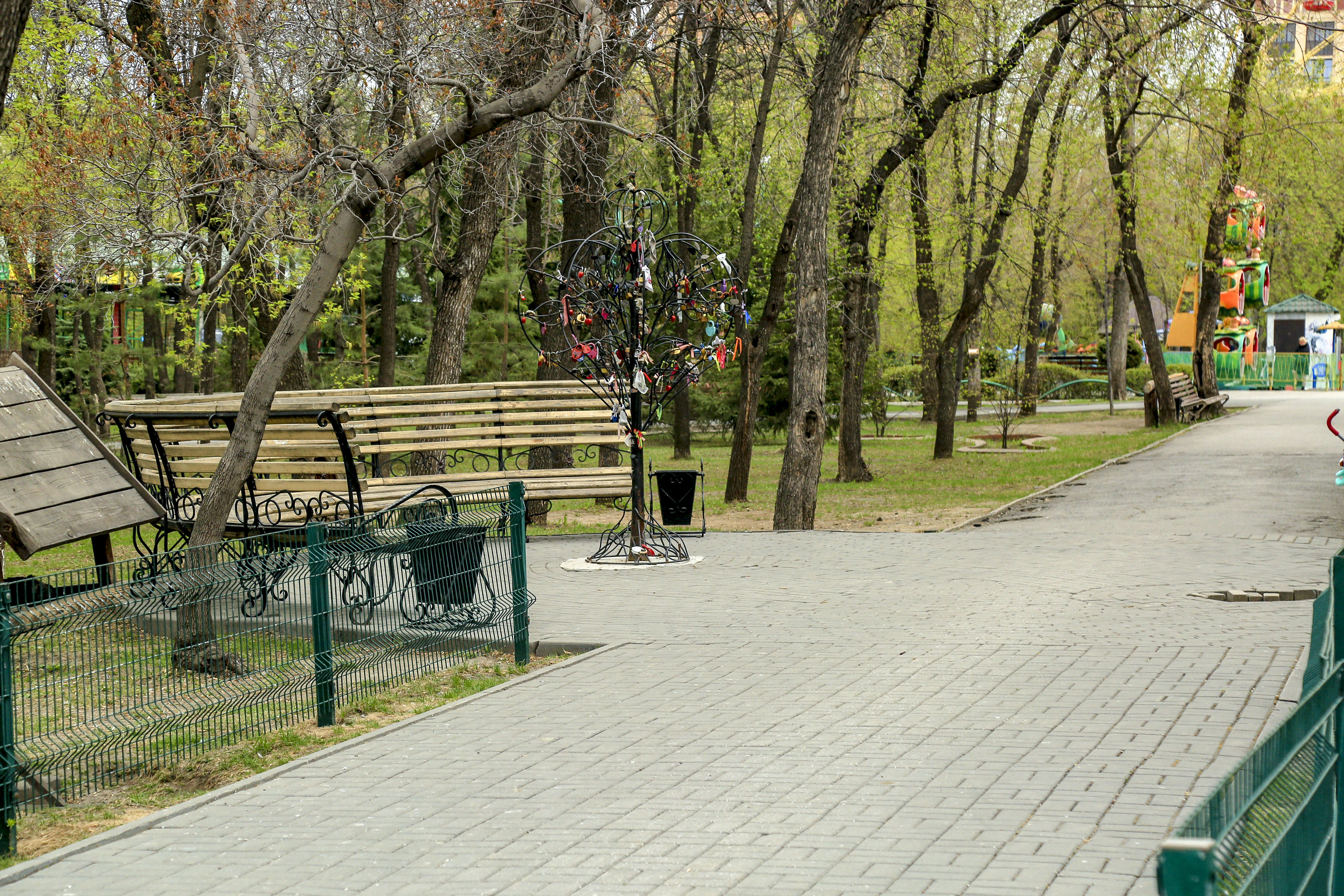 Так парк Кирова выглядит сейчас. Май 2023 года