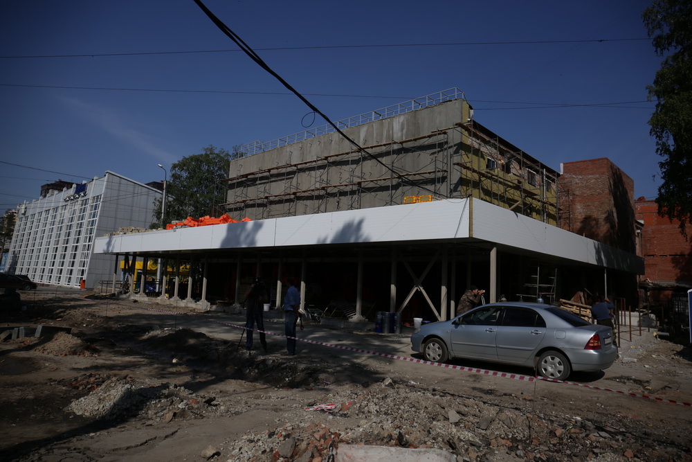 Кинотеатр «Космос» в июле 2020 года