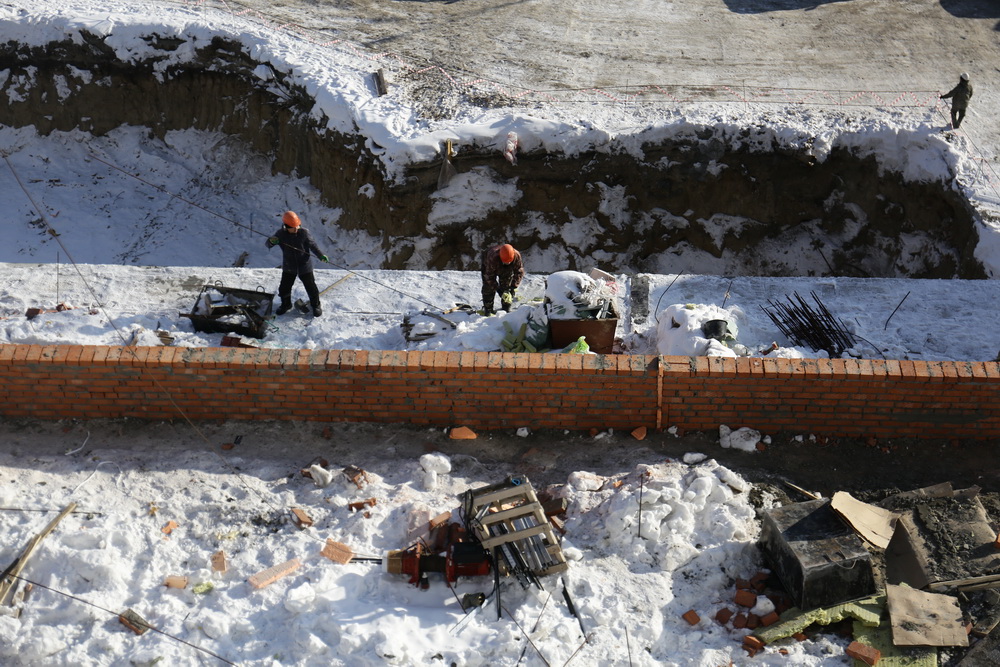 Строительство «Туриста». Февраль 2022 года