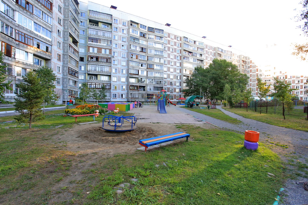 Двор дома на ул. Лесосечной, 5