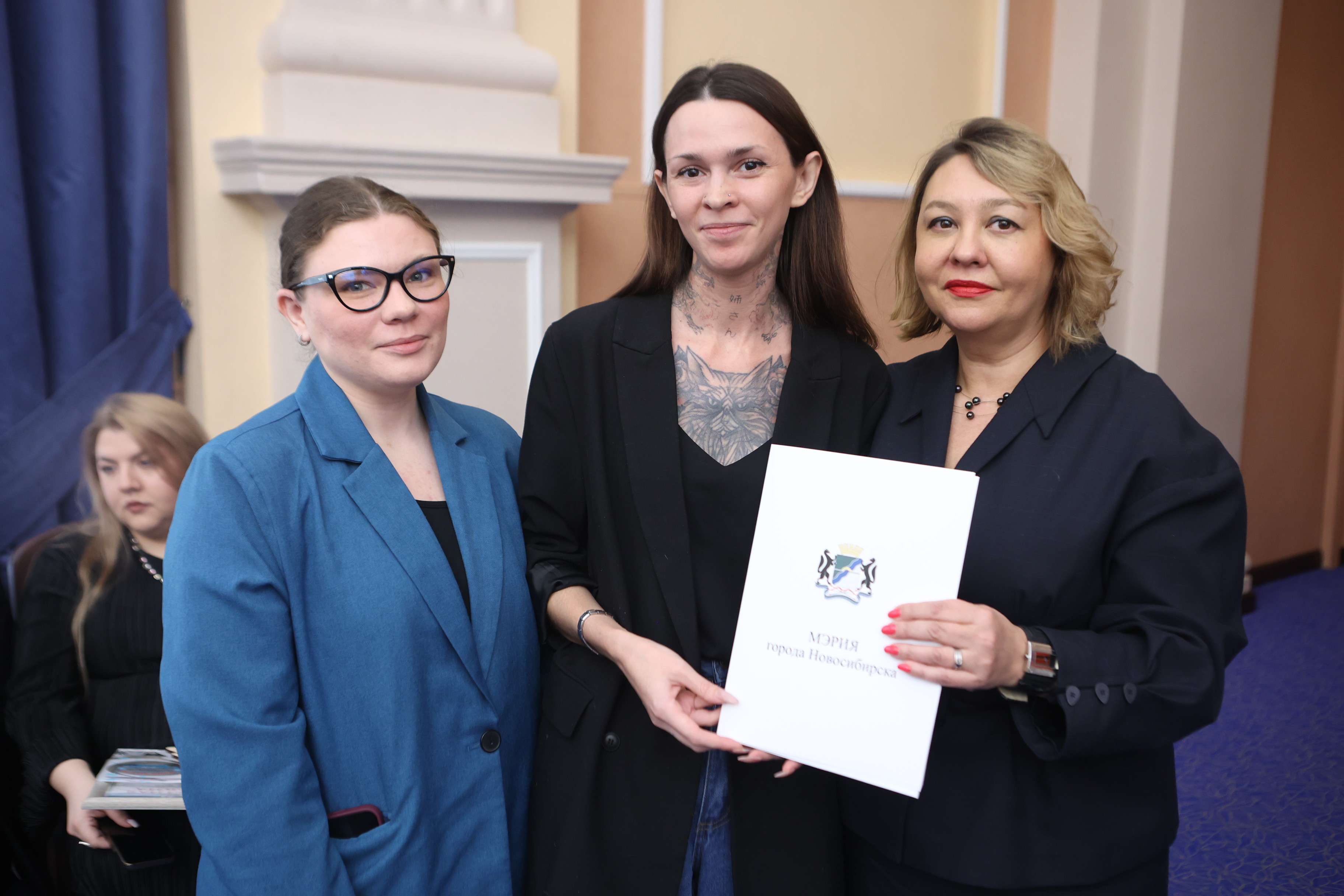 Награждение победителей городского конкурса на лучшее новогоднее оформление