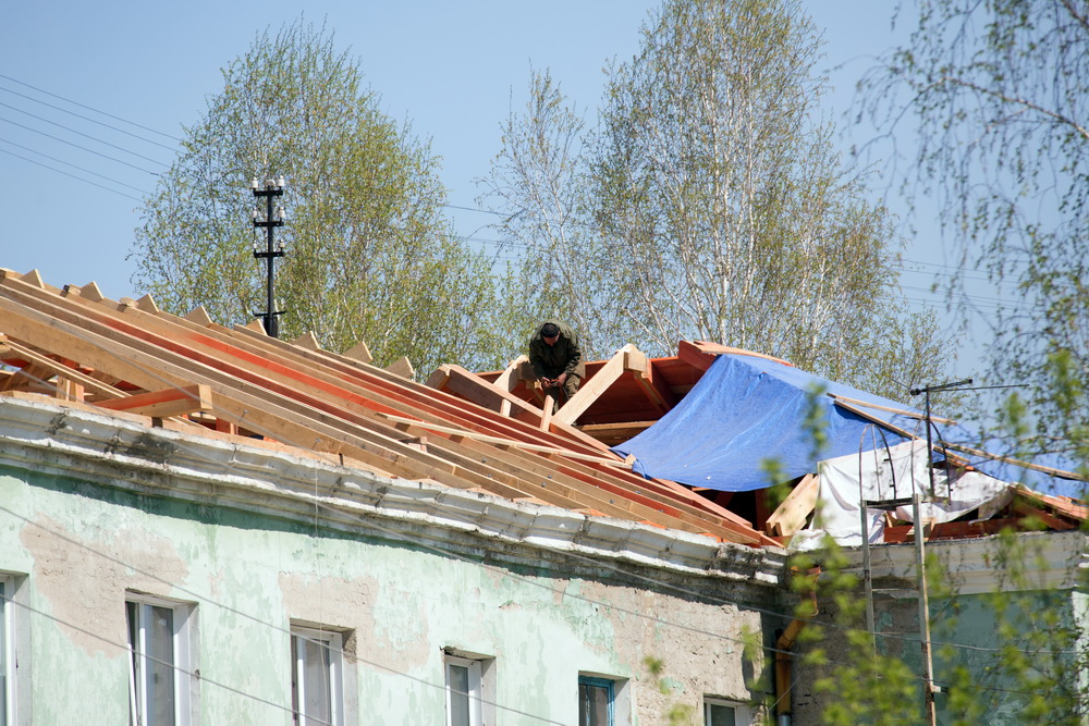Капитальный ремонт дома №43 на улице Забалуева