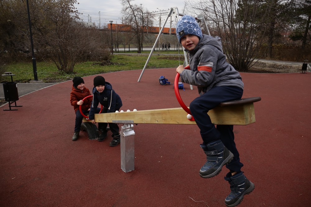 Сквер «25 лет Победы в Великой Отечественной войне». Октябрь 2020 года