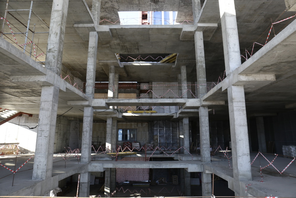 Строительство «Туриста». Февраль 2022 года