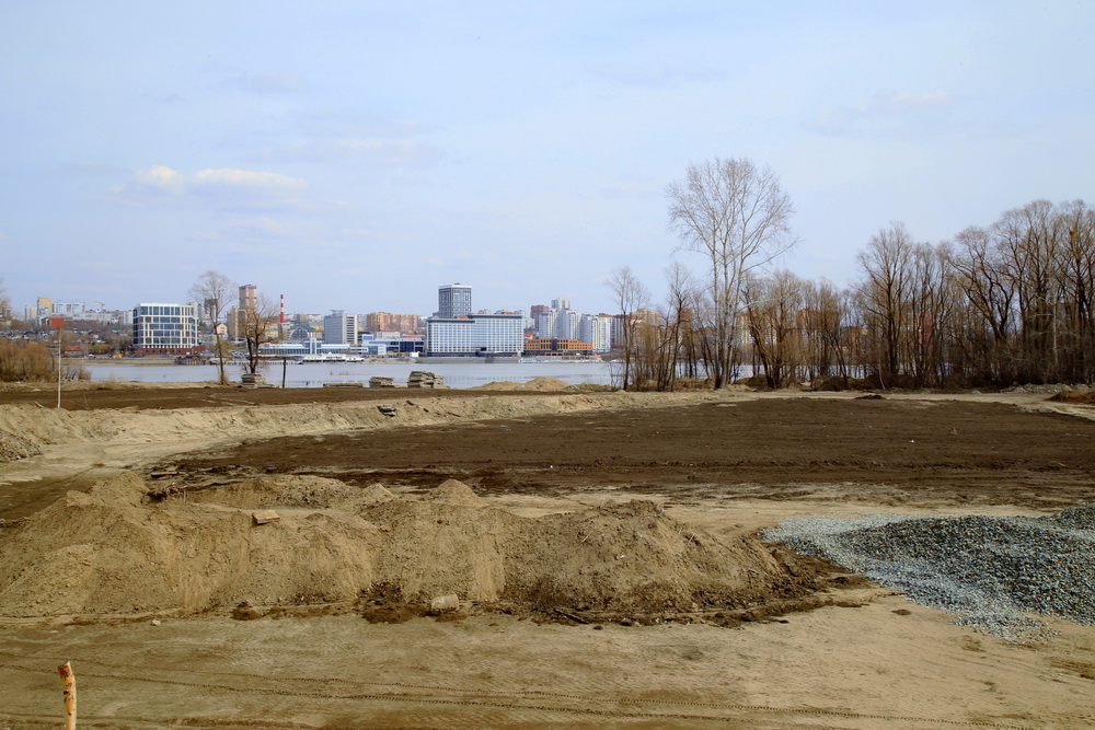 Парк «Арена» у нового ЛДС в Новосибирске готов на 65%