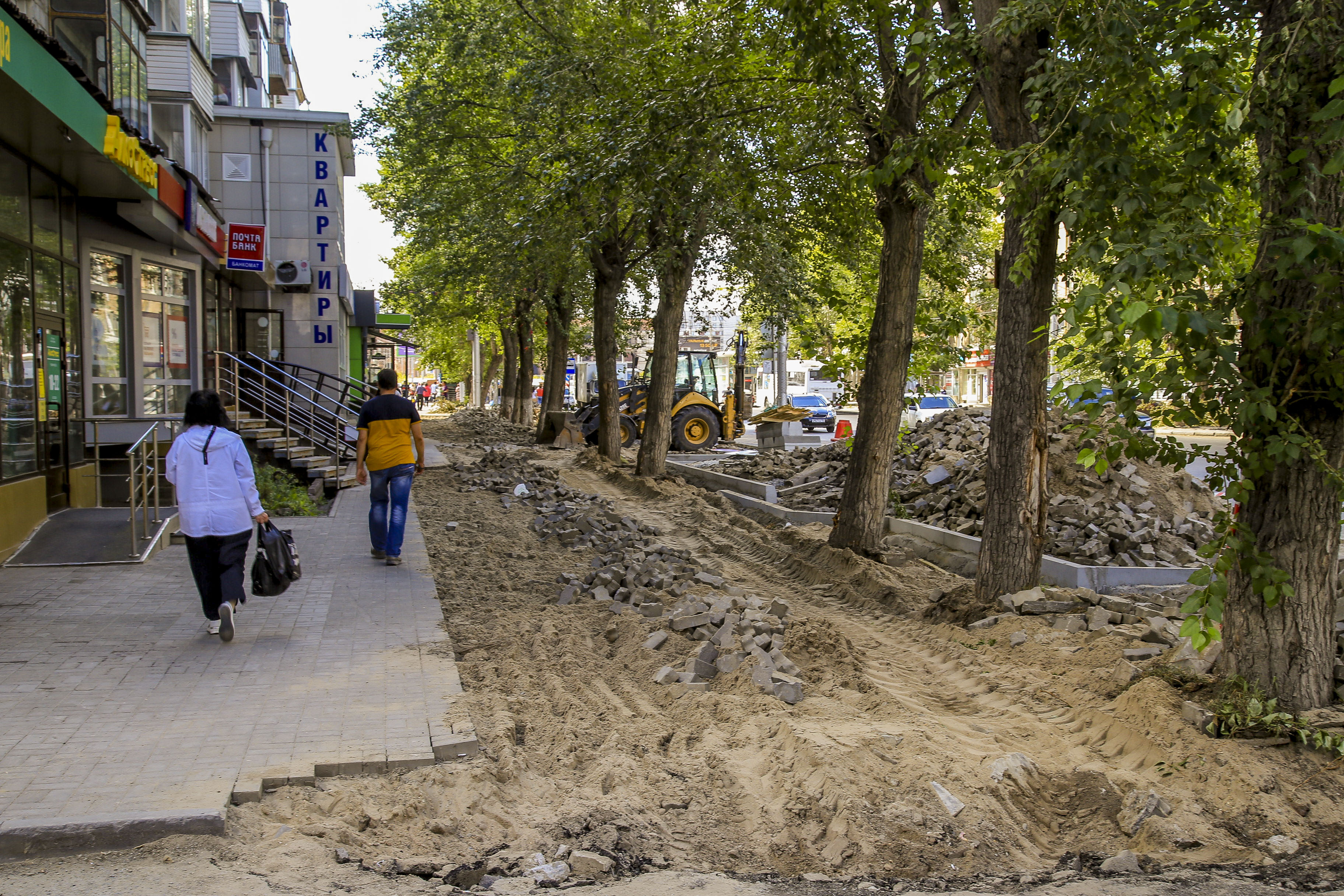 Ремонт проспекта Маркса (август 2022 года)