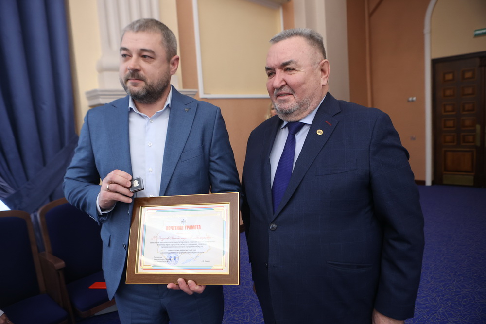 На подведении итогов работы департамента транспорта и дорожно-благоустроительного комплекса мэрии Новосибирска