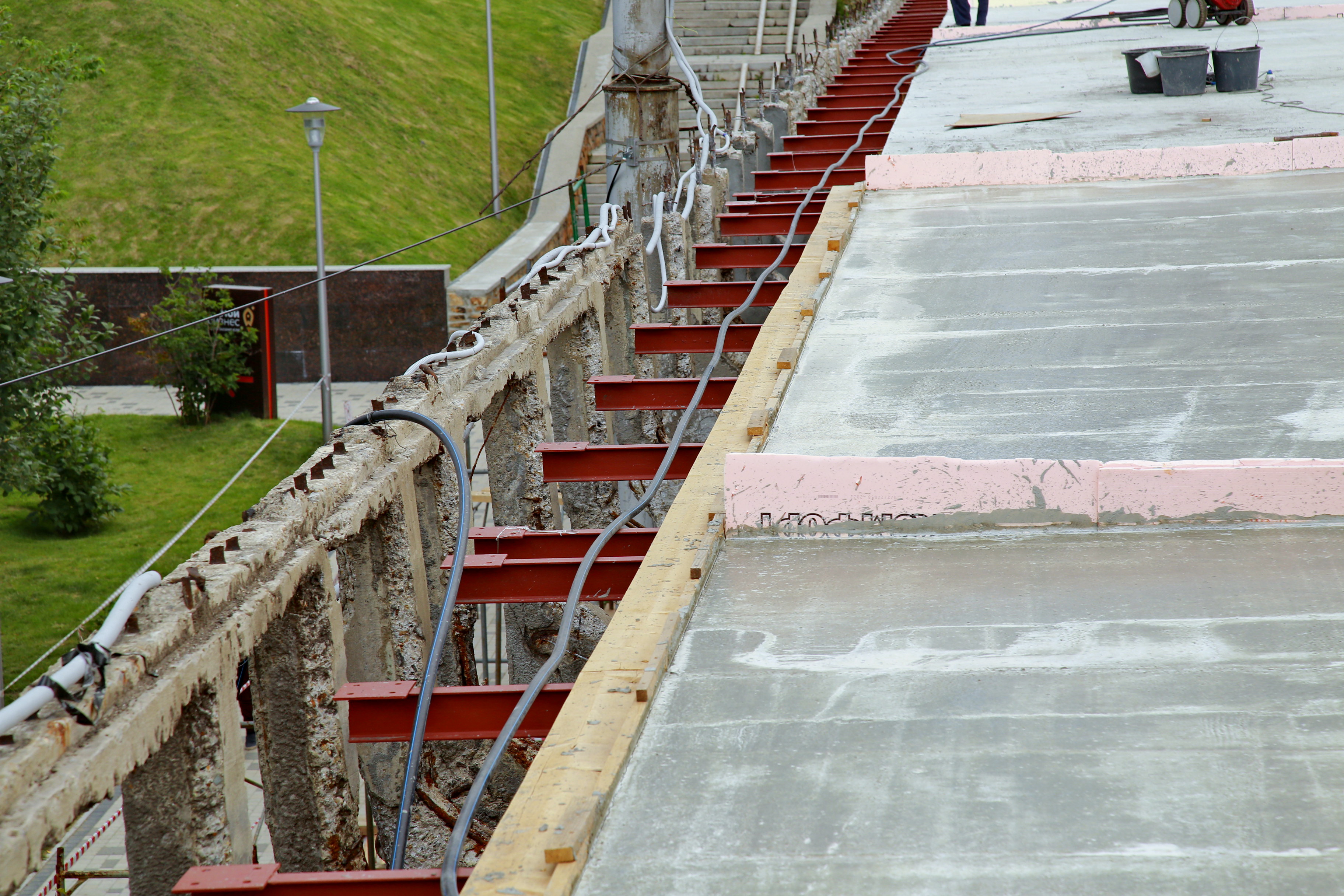 Ремонт Сибревкомовского моста. Июль 2022 года