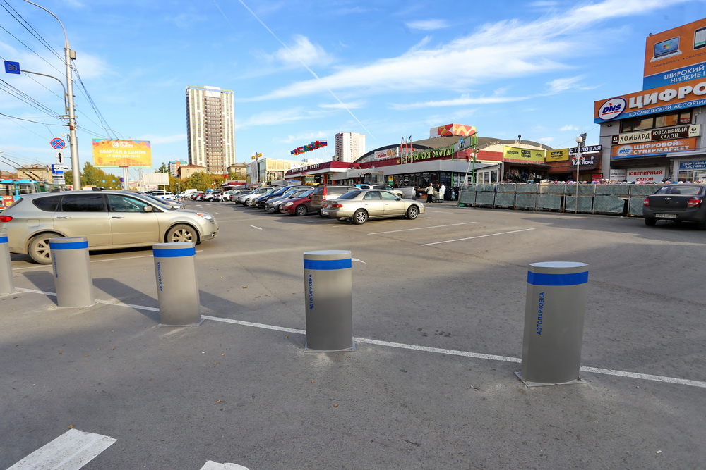 Платная парковка у Центрального рынка