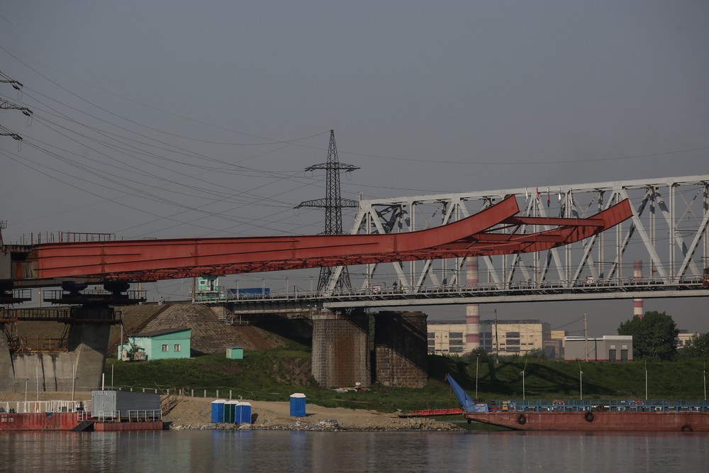 Строительство четвёртого моста. 26 мая 2021 года