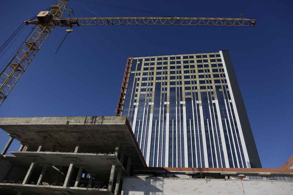 Строительство «Туриста». Февраль 2022 года