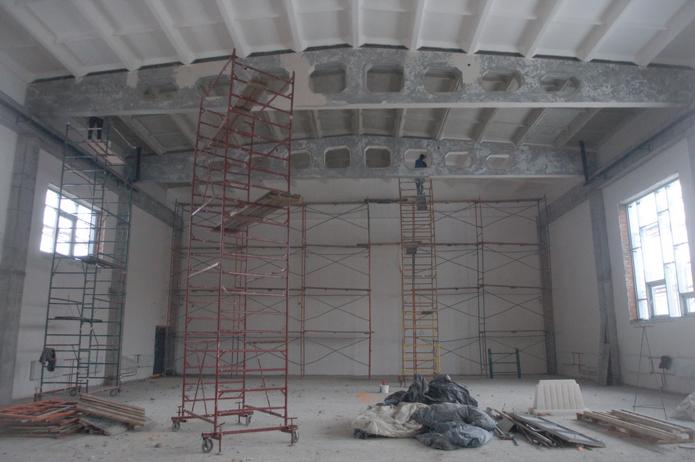 Стройка школы №54. Ноябрь 2022 года