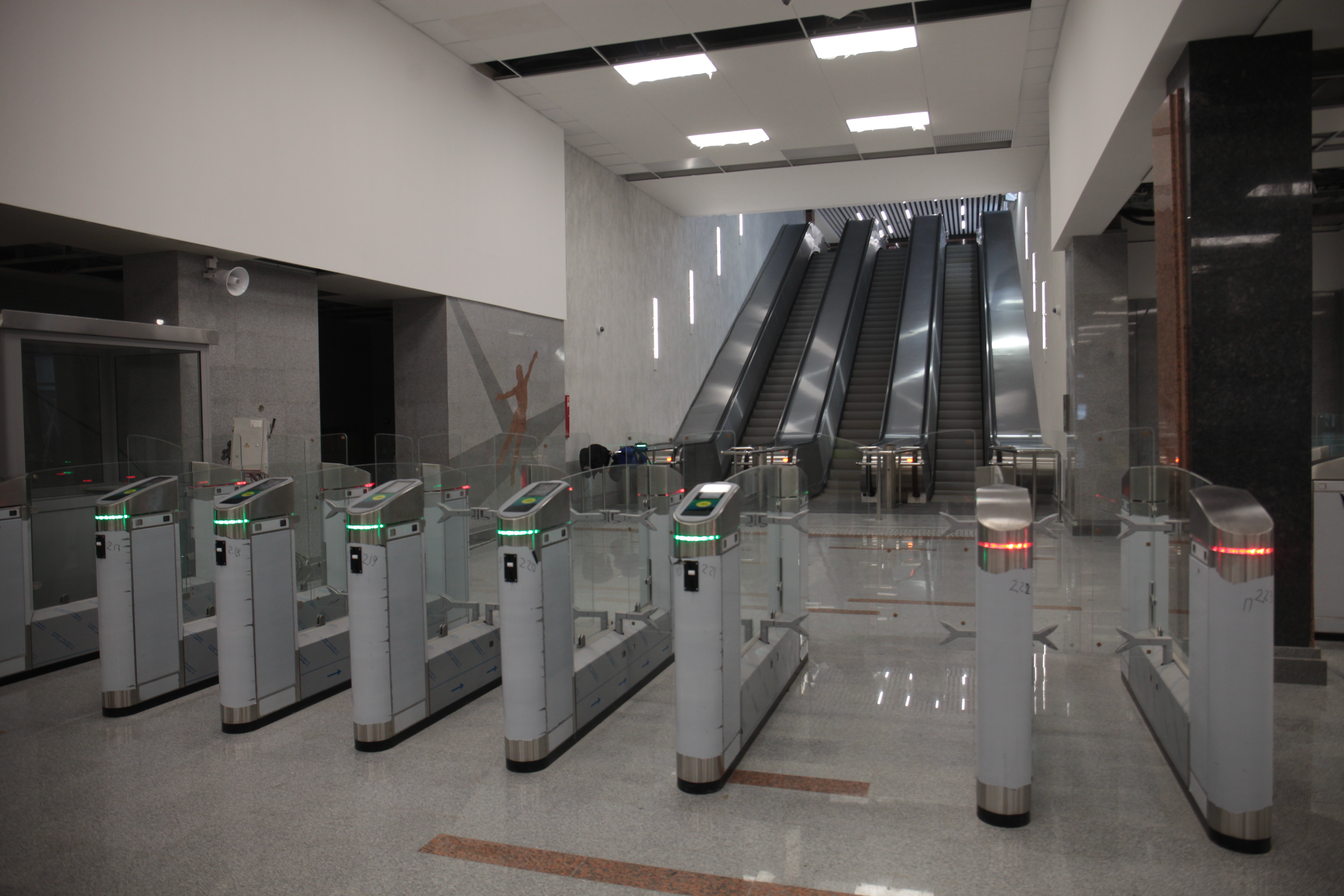 Станция метро «Спортивная». Январь 2023 года